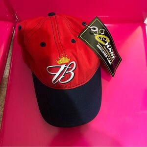Chase Authentics Red and Black Cap Budweiser Dale Earnhardt Jr